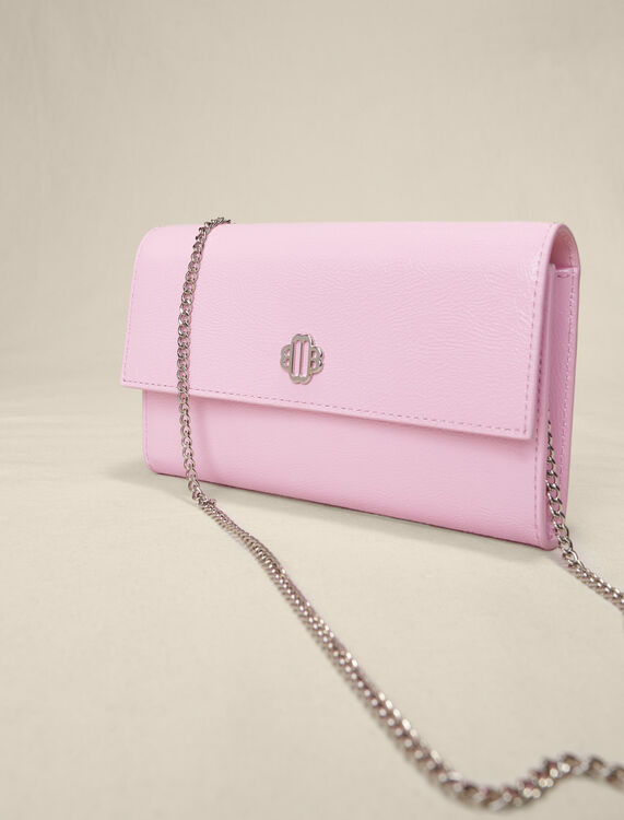 Pink wallet bag - Small Leather Goods - MAJE