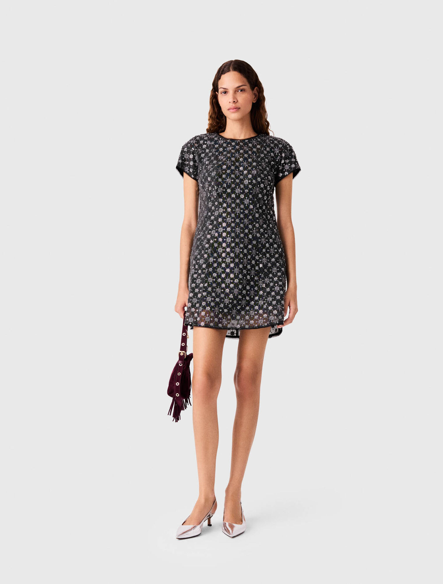 Short rhinestone dress