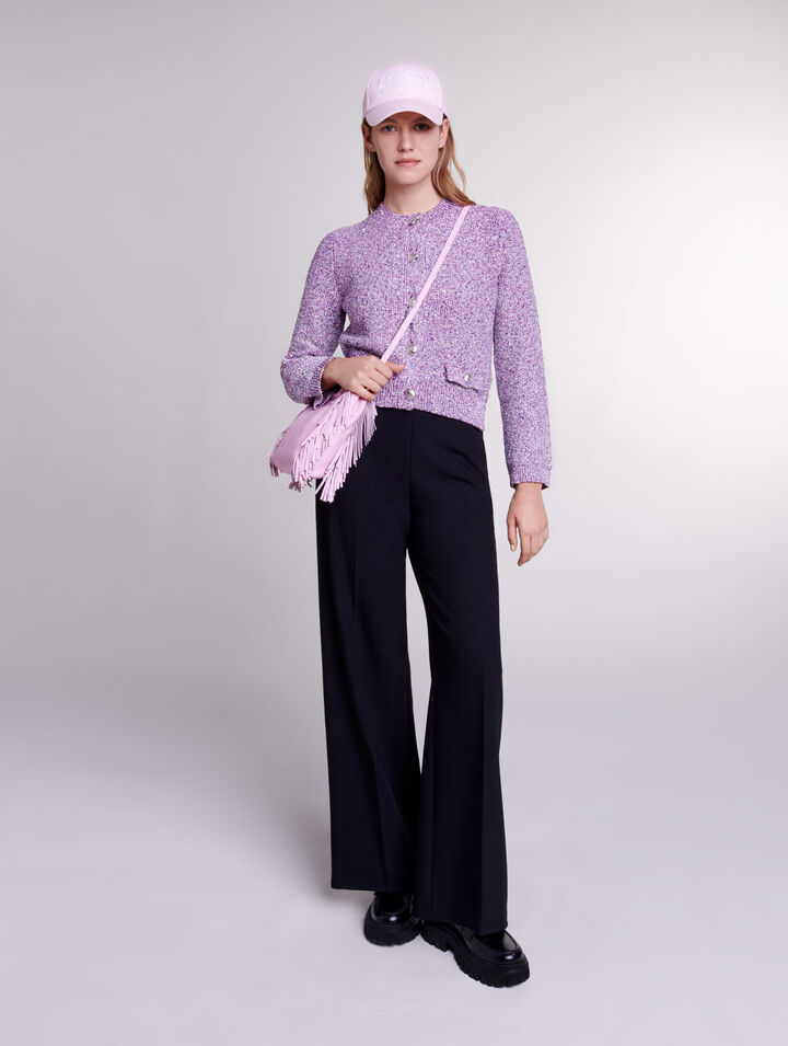 Cardigan en maille à sequins