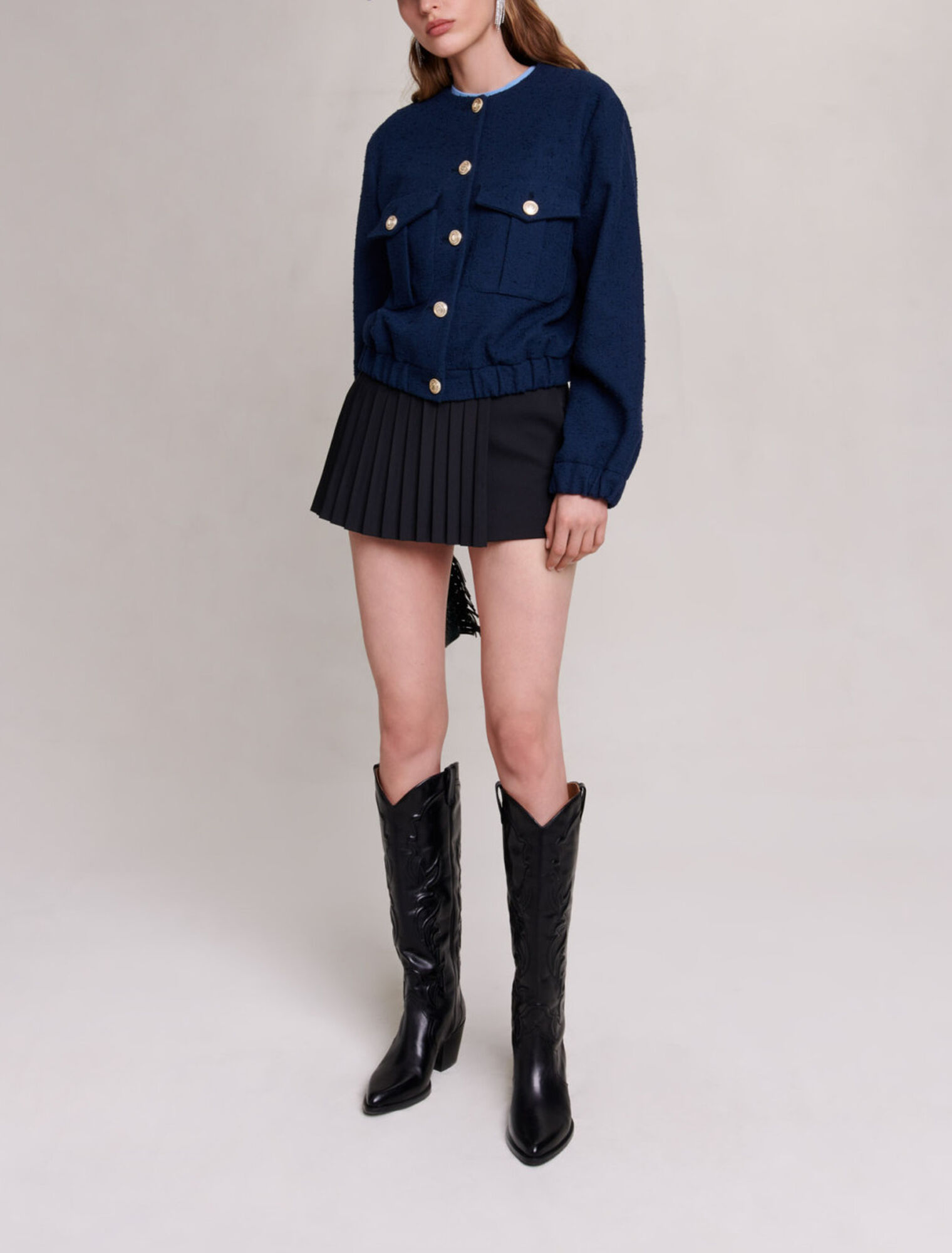 Blouson bomber court
