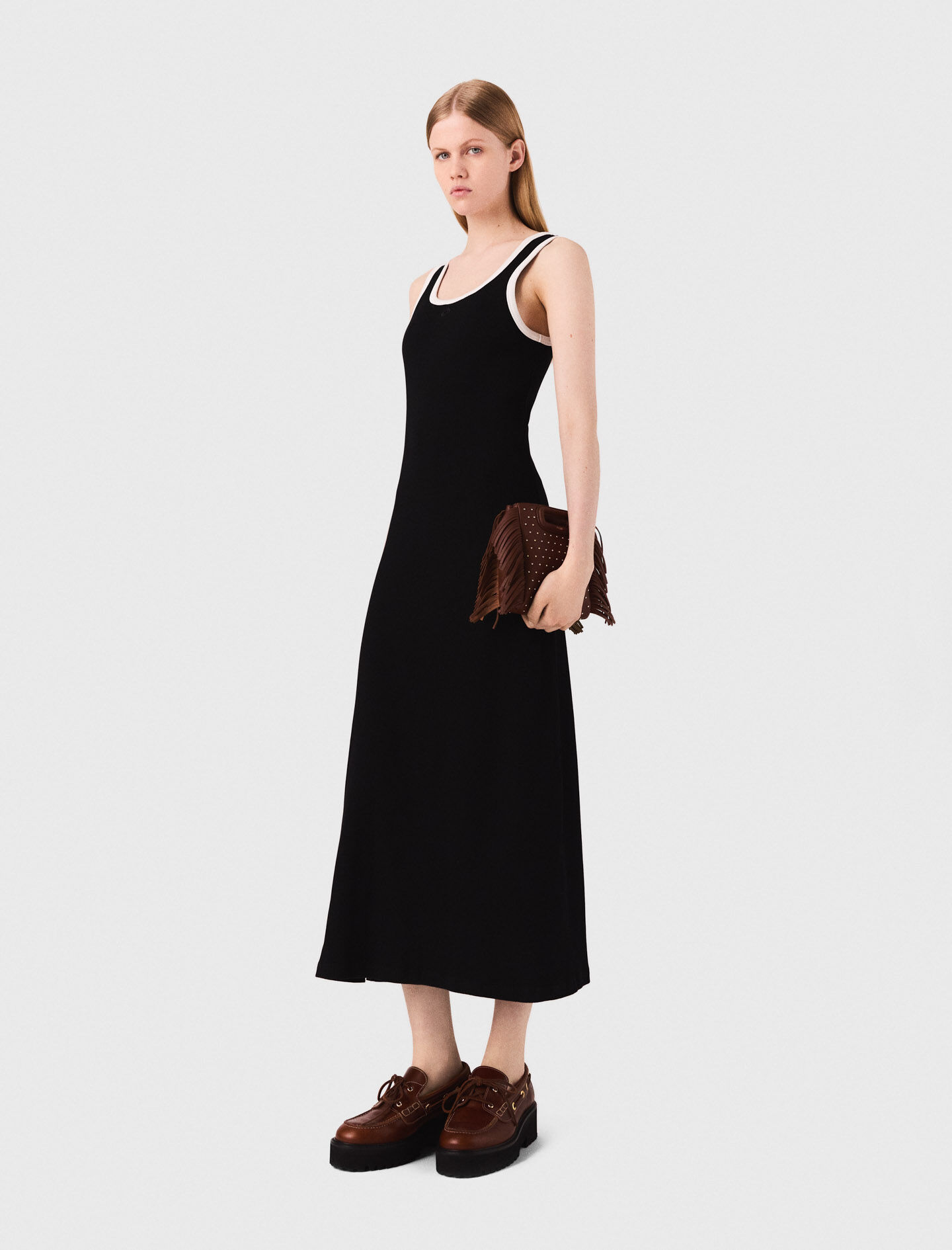 【AM1339】 Mary logo mini dress black Mary Ruched Mini Dress
