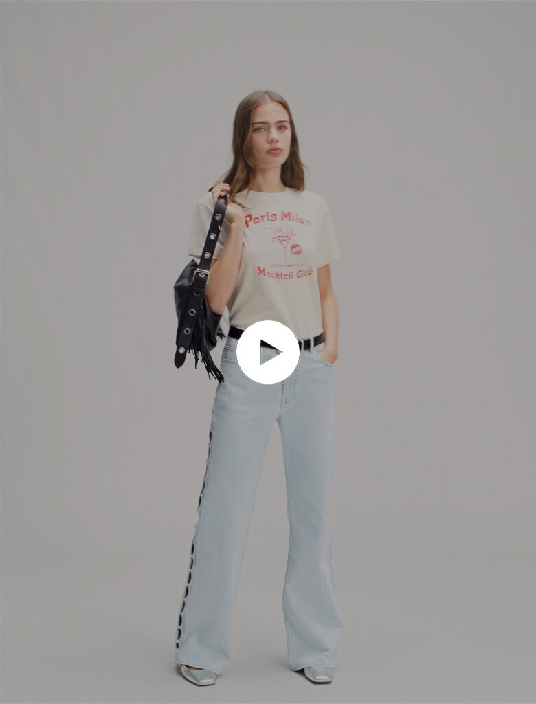 Paris Milan T-shirt White For Women | Maje
