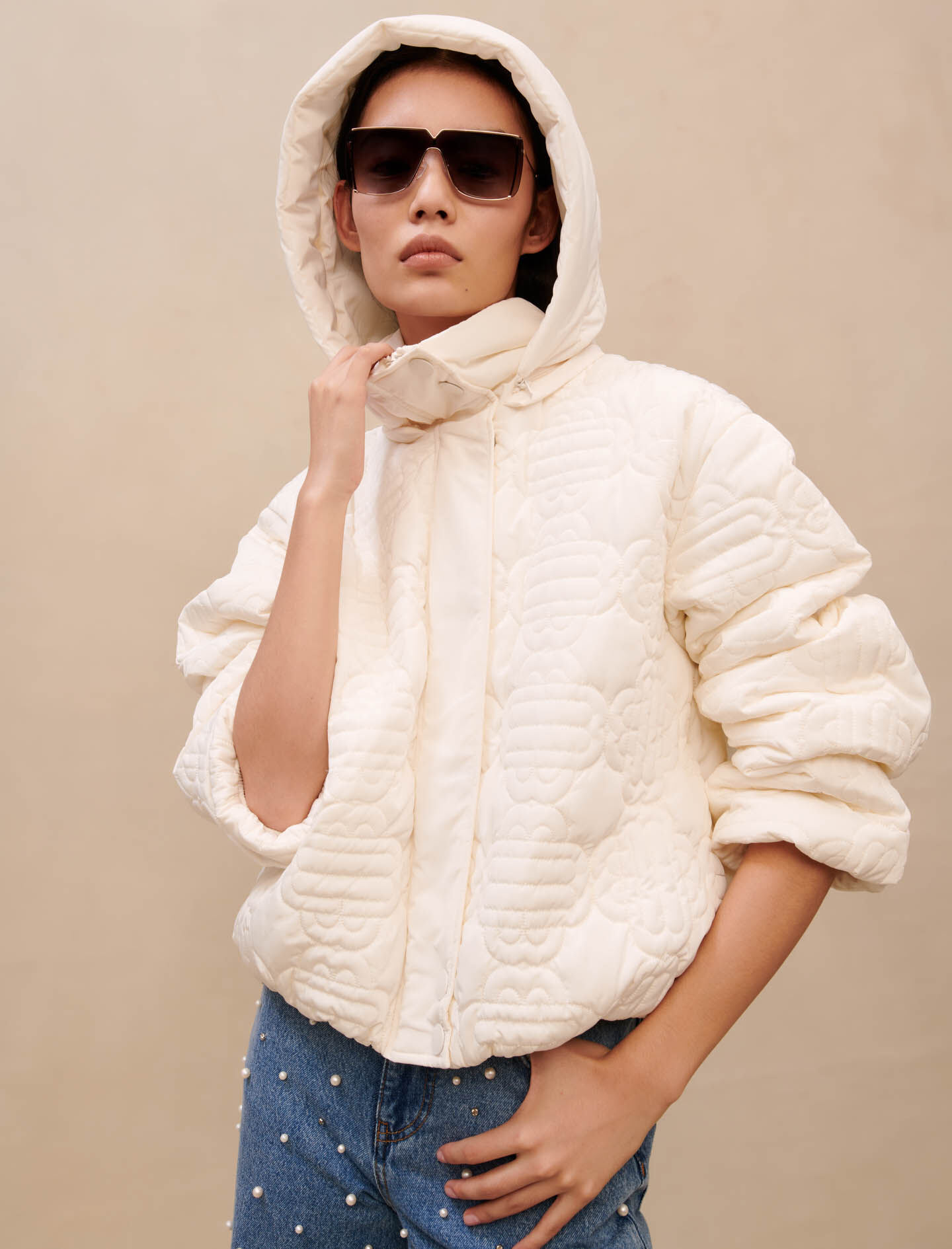 Doudoune blanche courte deals