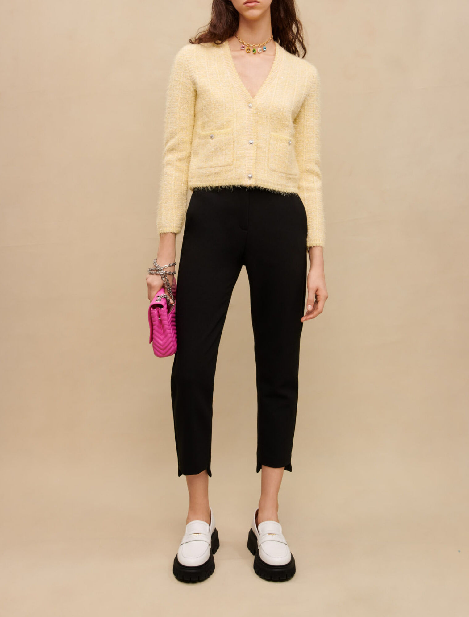 Straight suit trousers