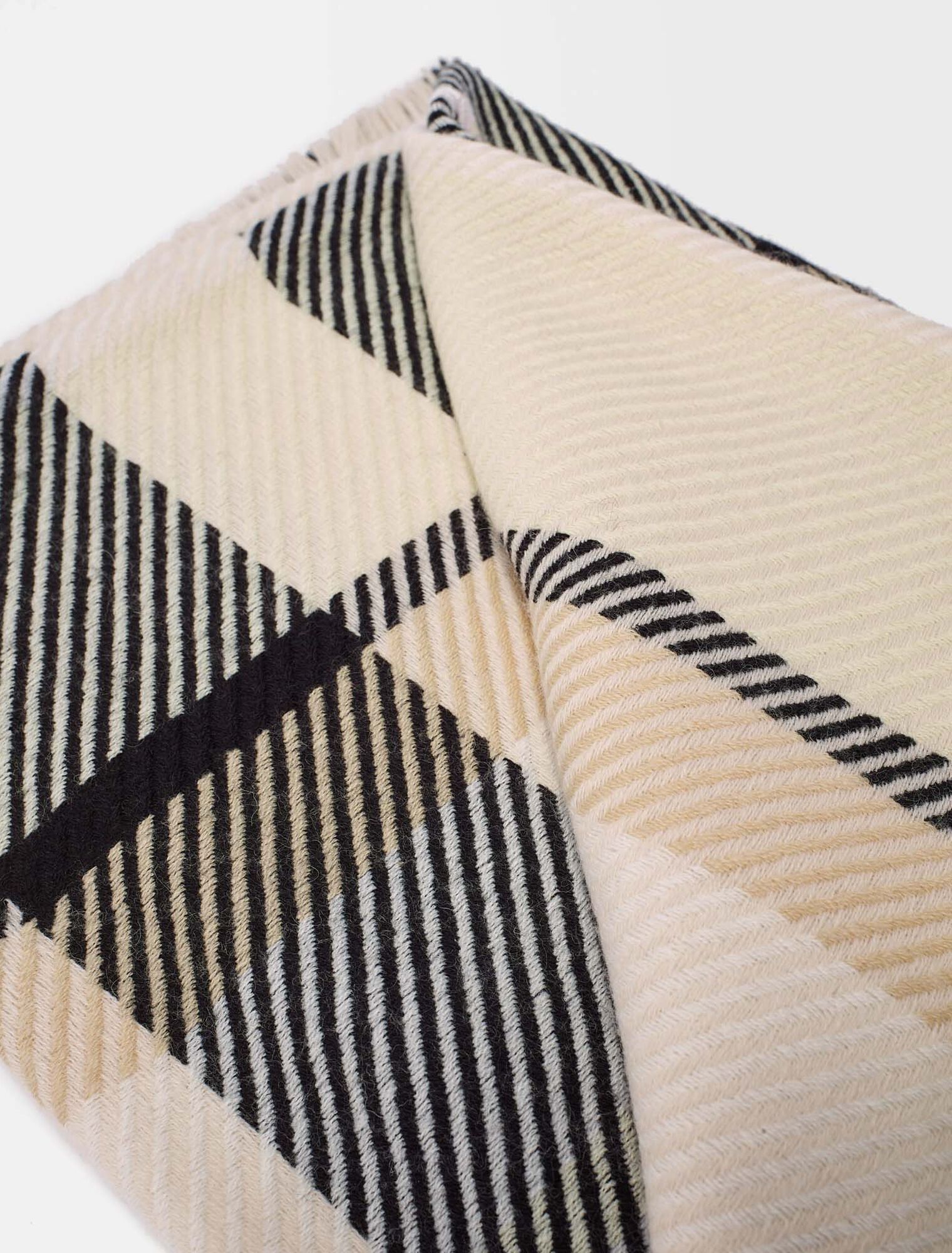 Poncho en jacquard