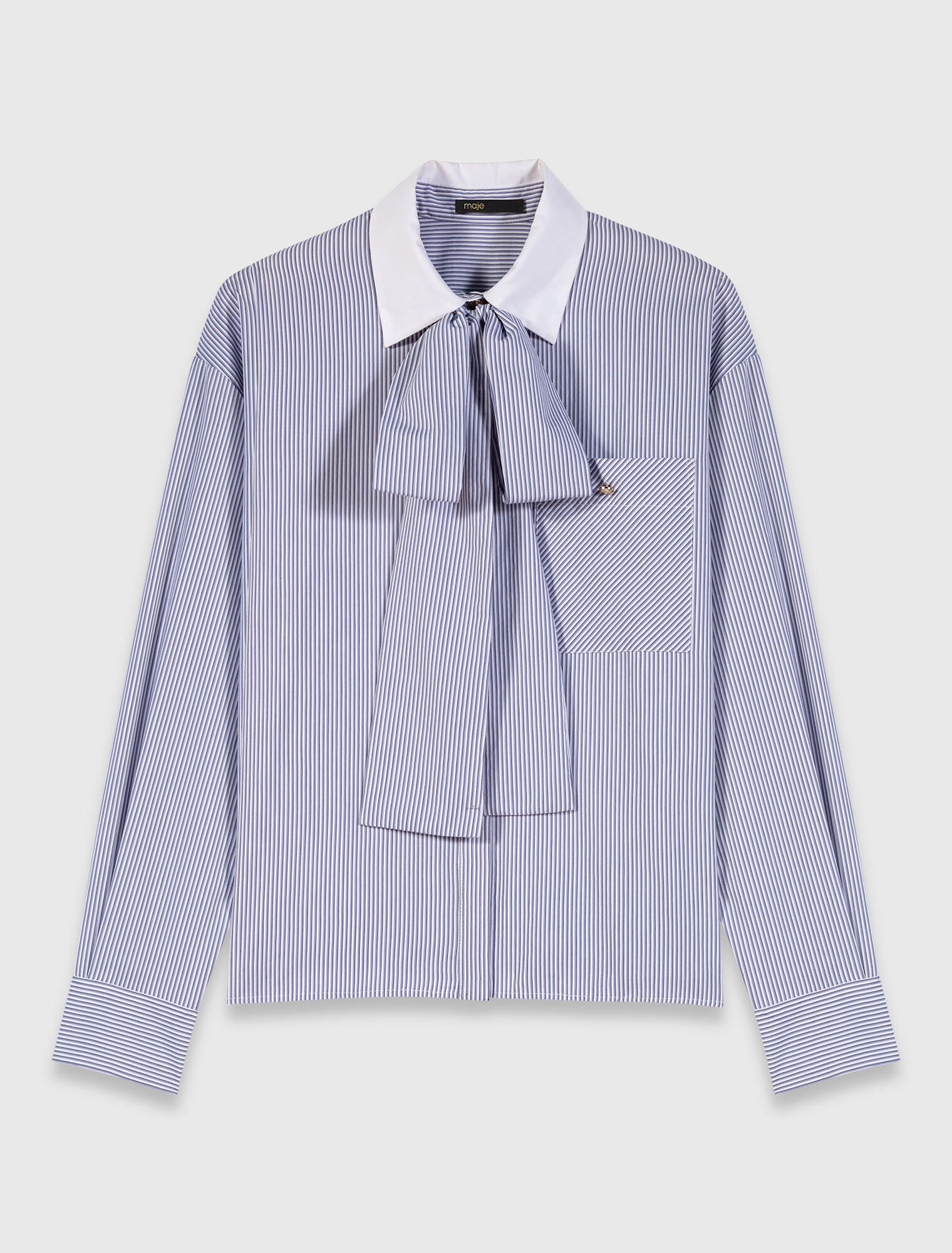 Striped bow shirt