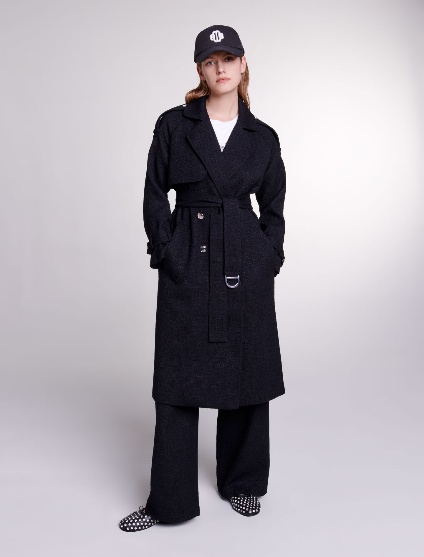 Maje coat sale shop