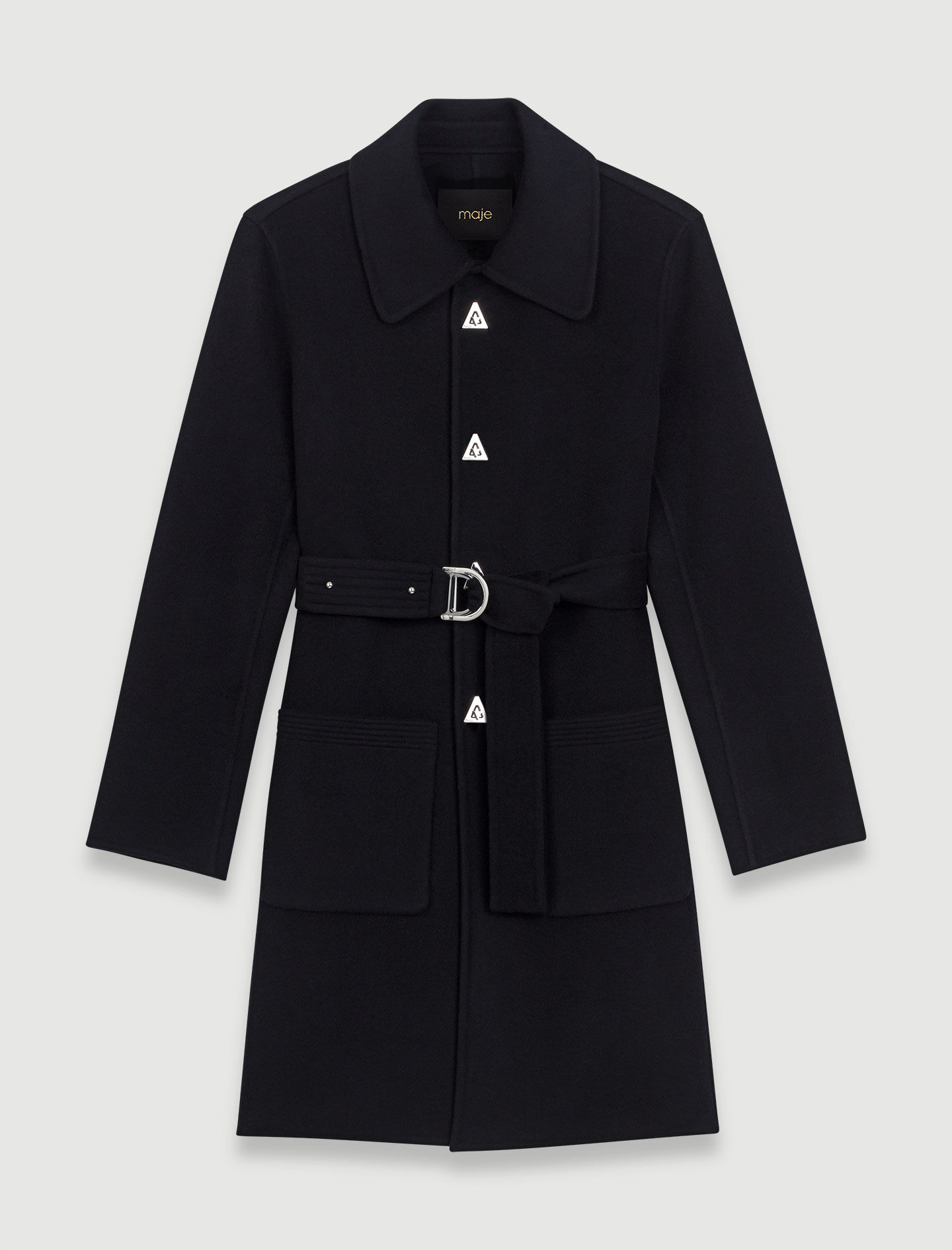 ジャケット・アウター standard journal Padding belted coat M Belted mid-length coat