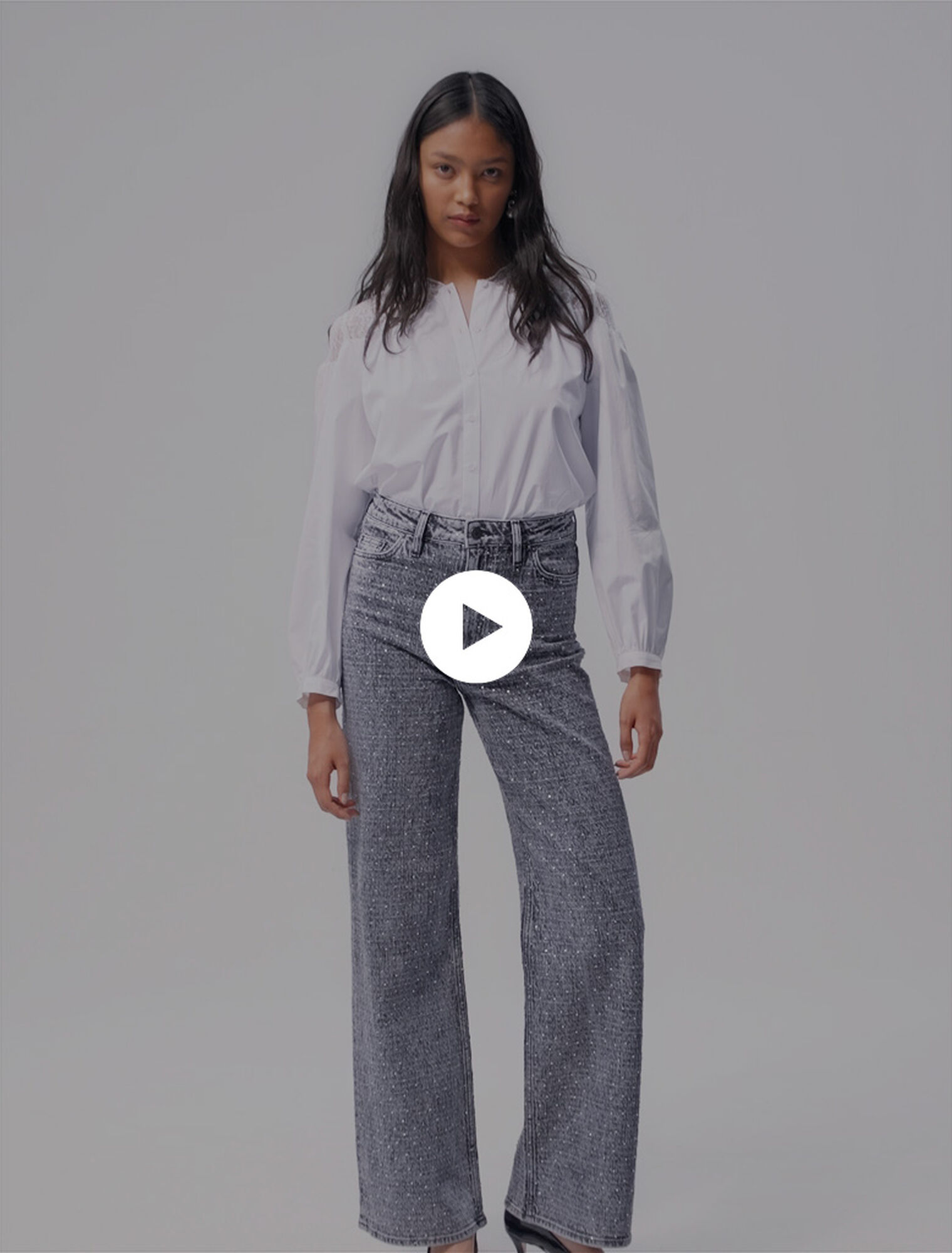 Rhinestone jeans