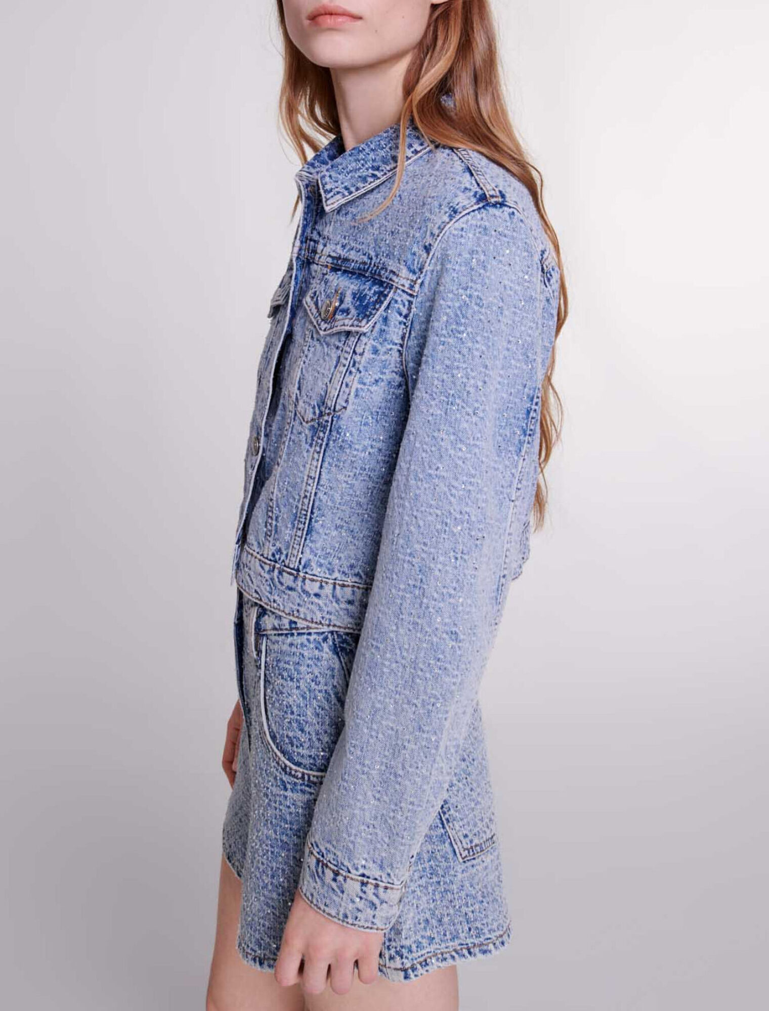 Short en denim