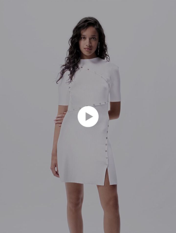 Short knit dress
