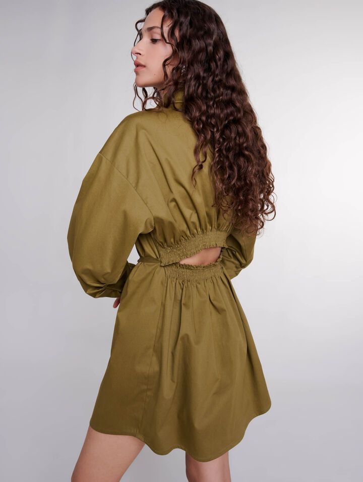 Robe portefeuille ajourée