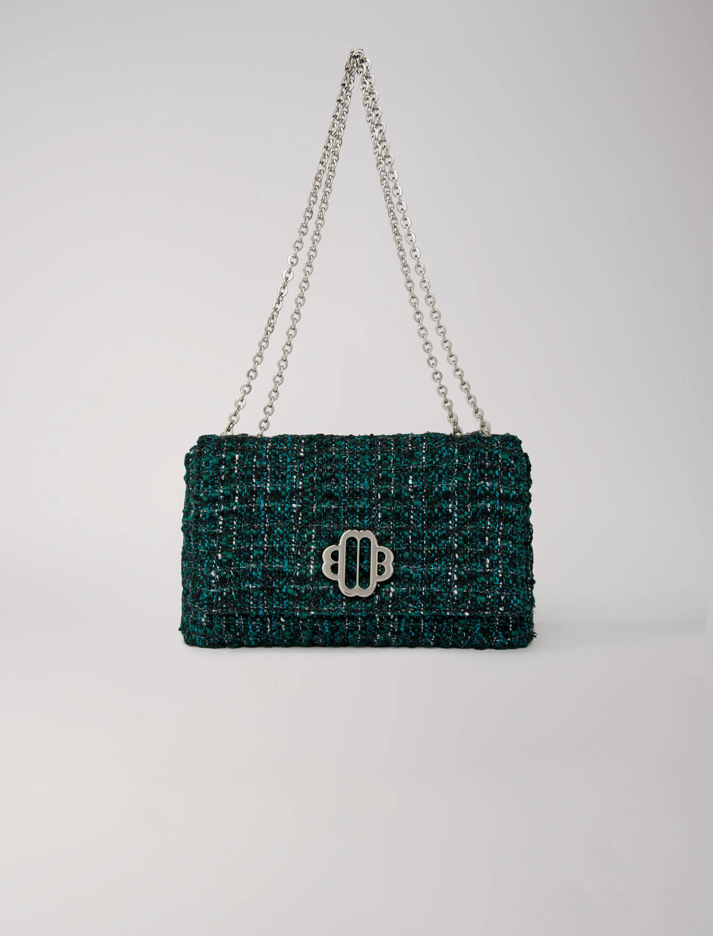 Maje tweed bag clearance