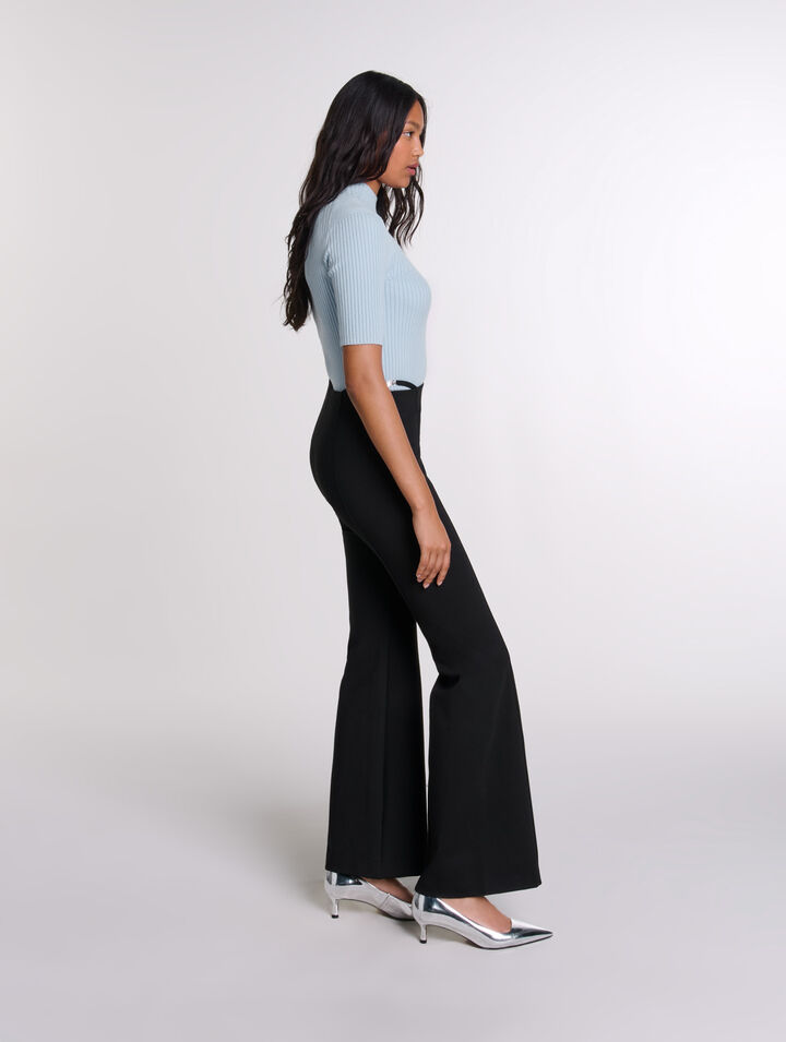 Trousers with jewellery detail