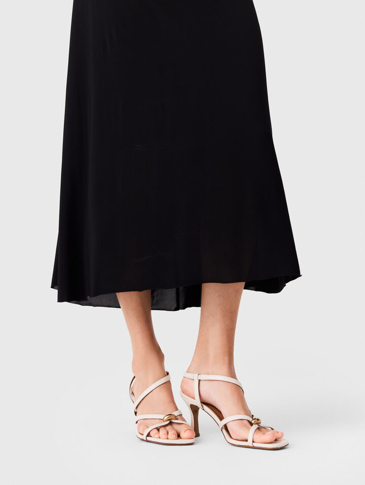 Multi-strap leather sandals