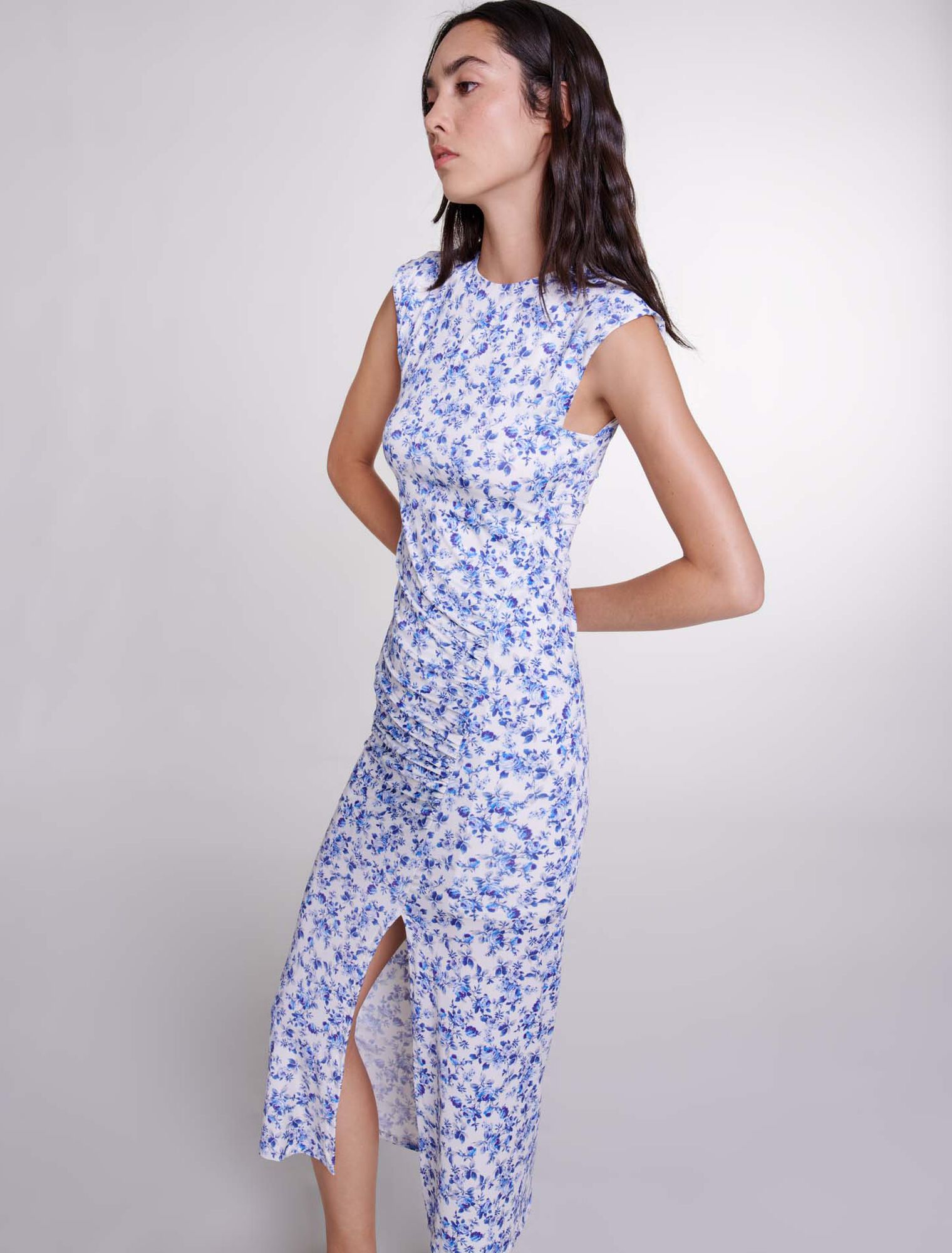 Robe longue imprimée