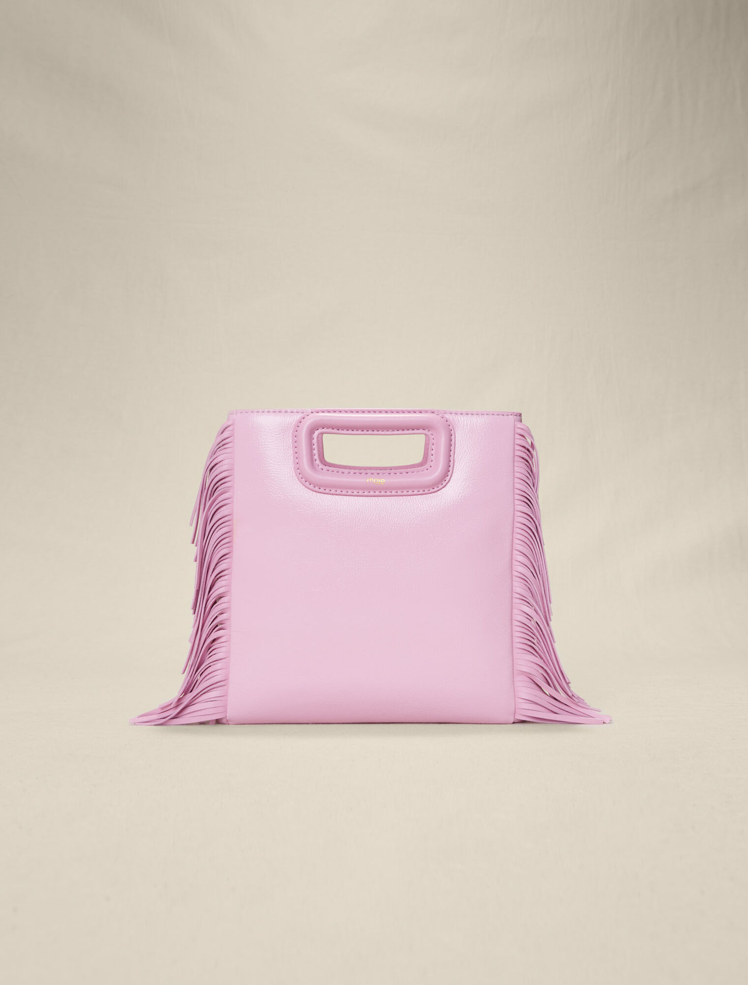 Leather M bag vinyl leather