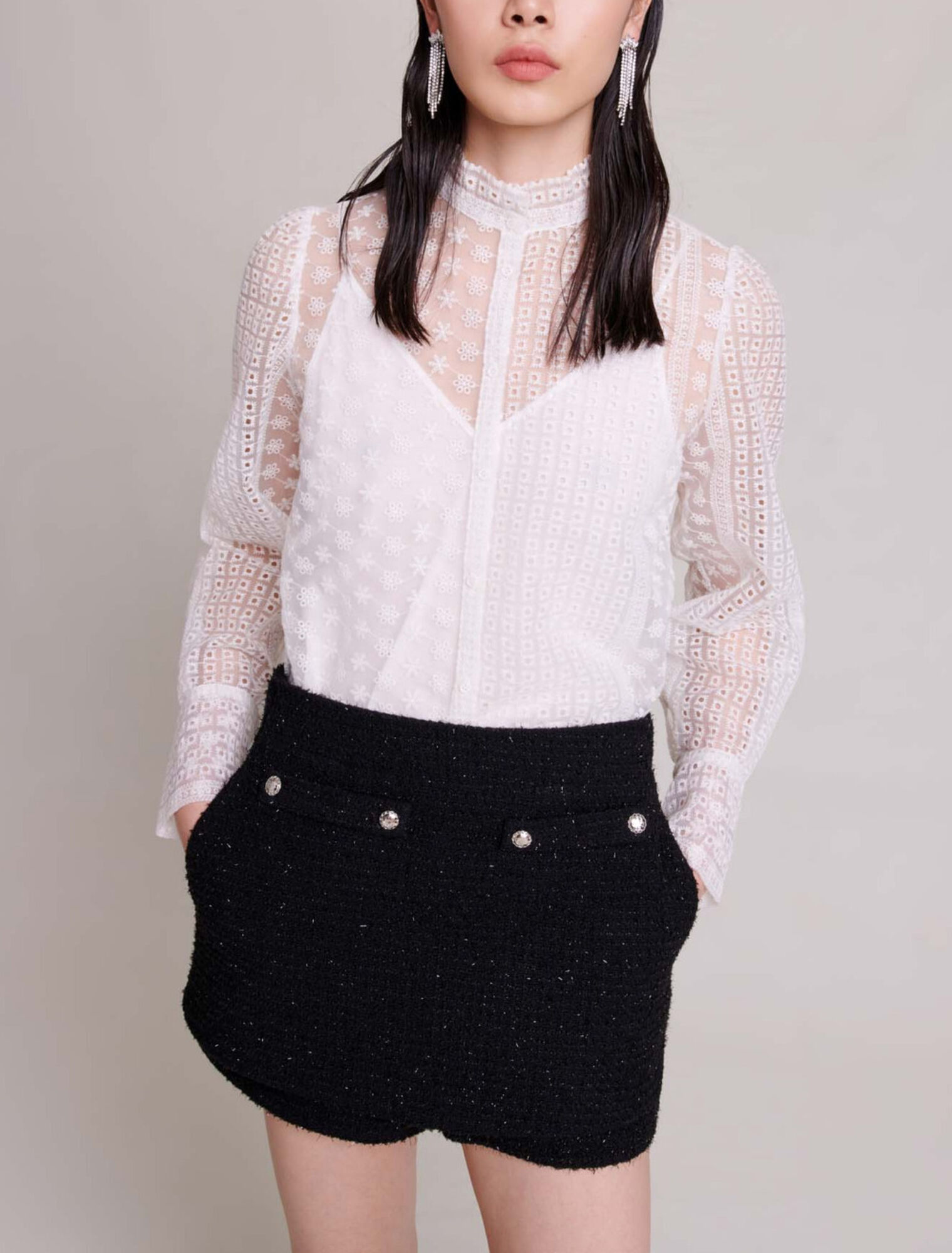 Sheer shirt