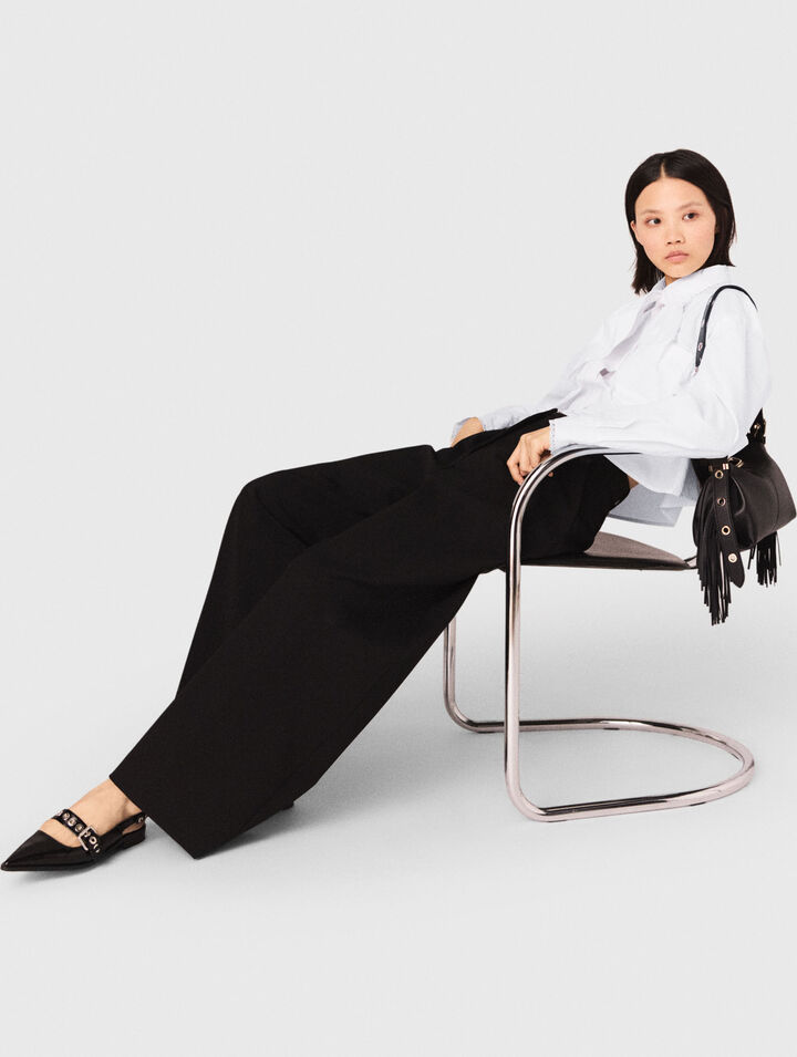 Balloon suit trousers