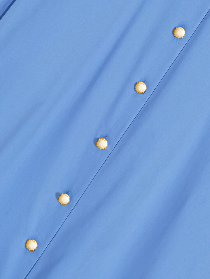 Chemise en coton avec lavalli&egrave;re