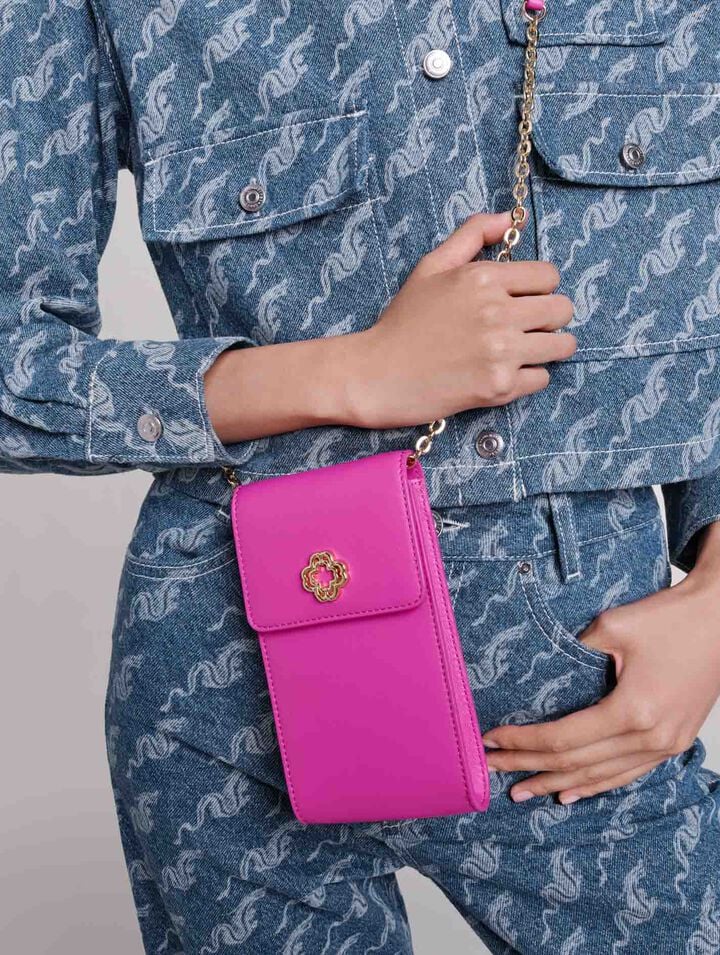 Pochette de téléphone en cuir