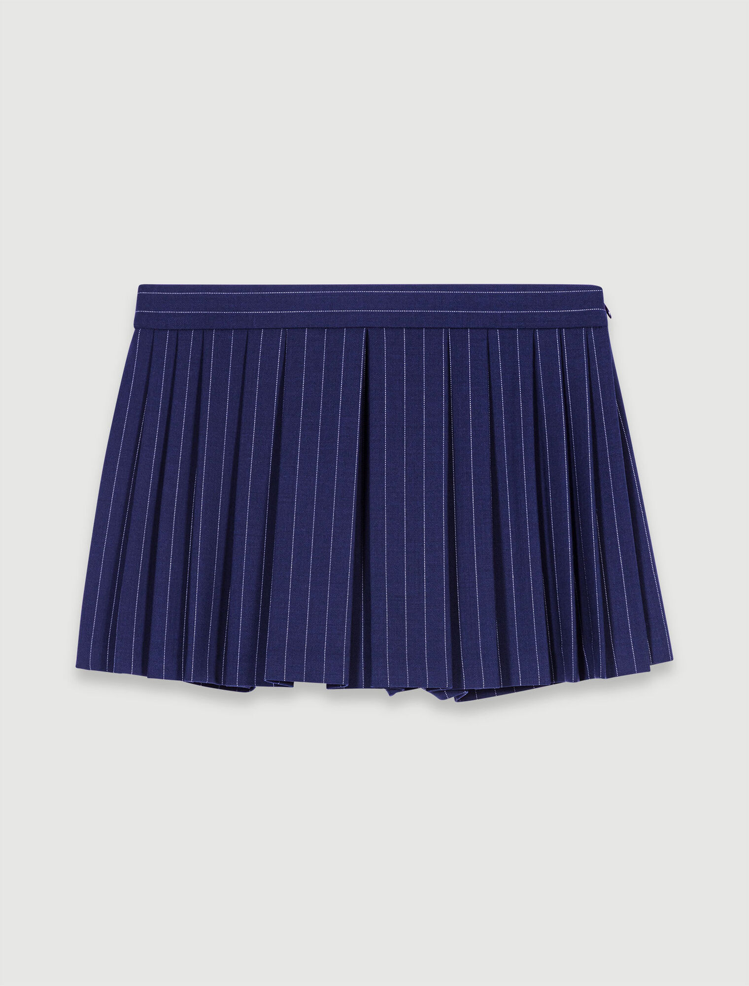 Short trompe l'œil à rayures 