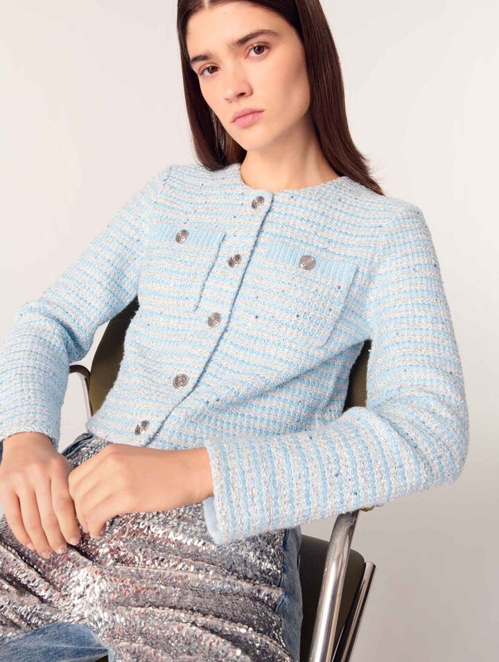 Cardigan à sequins