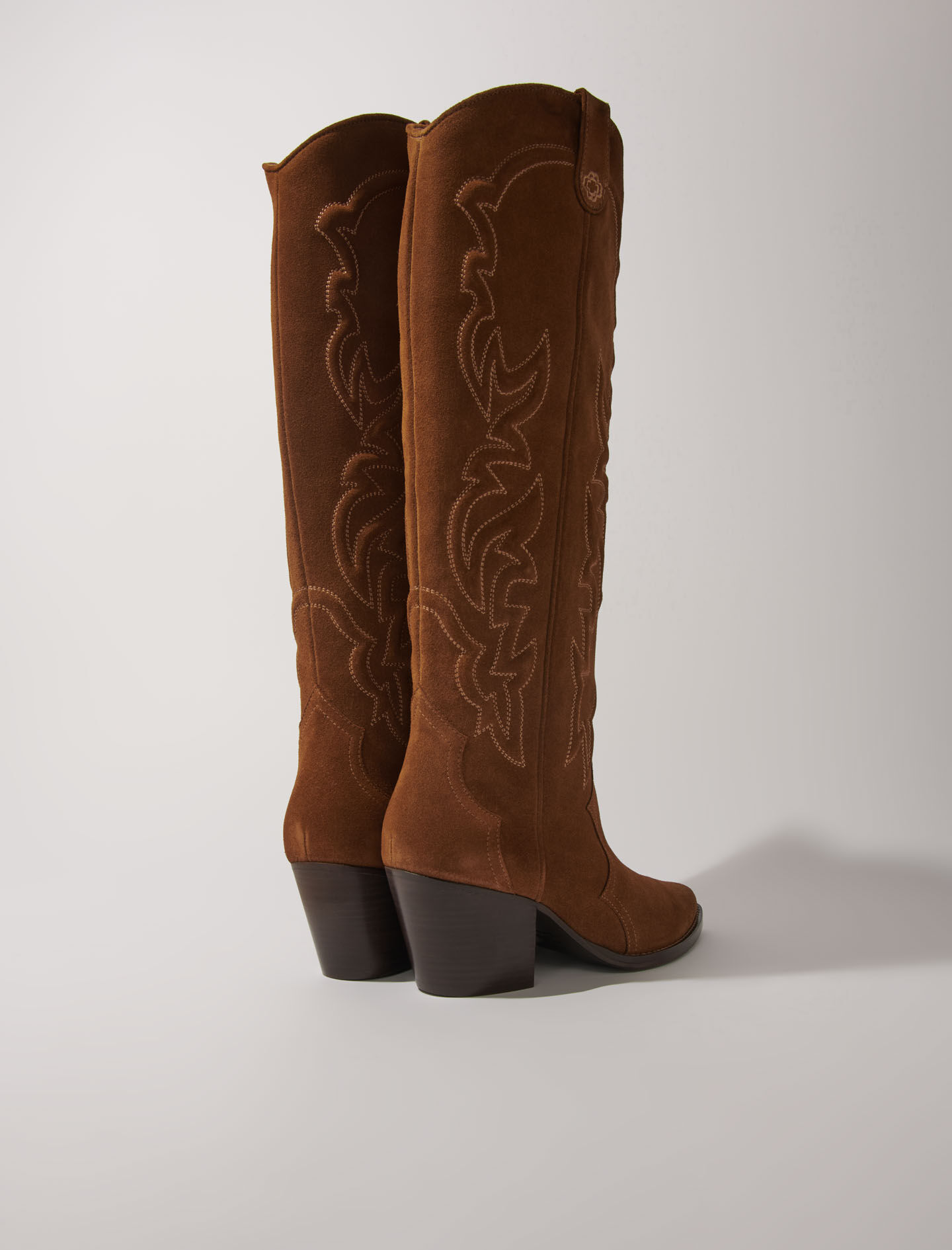 Maison Lab Double Face Suede Boots in Black for Women | Casadei®