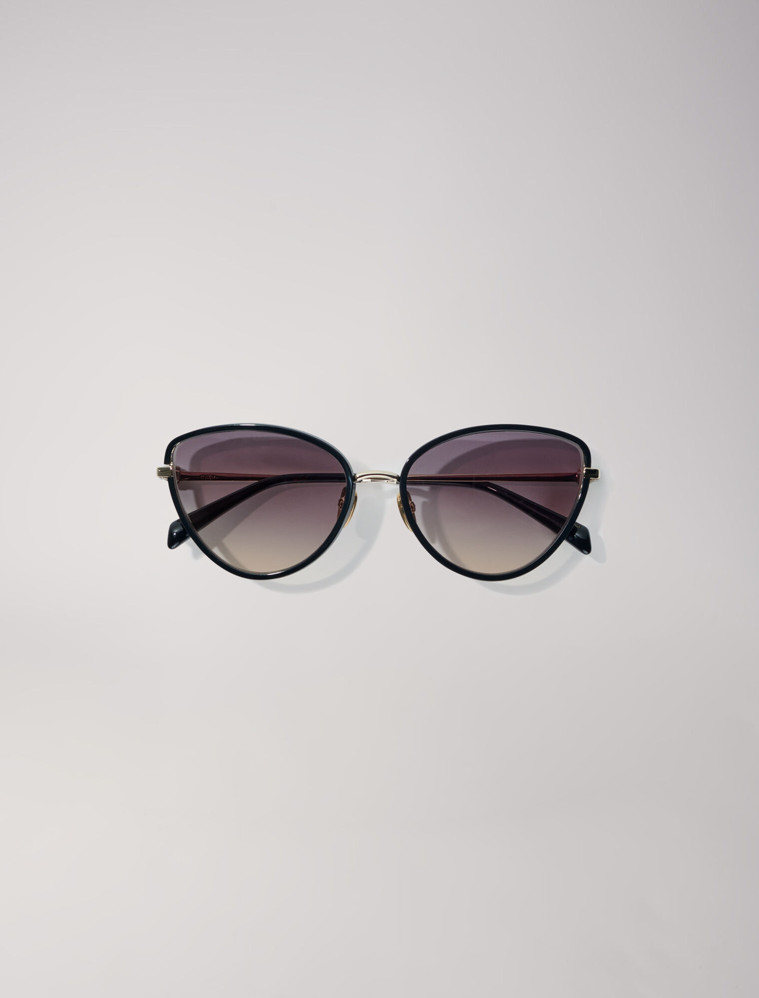 Lunettes cat eye en métal