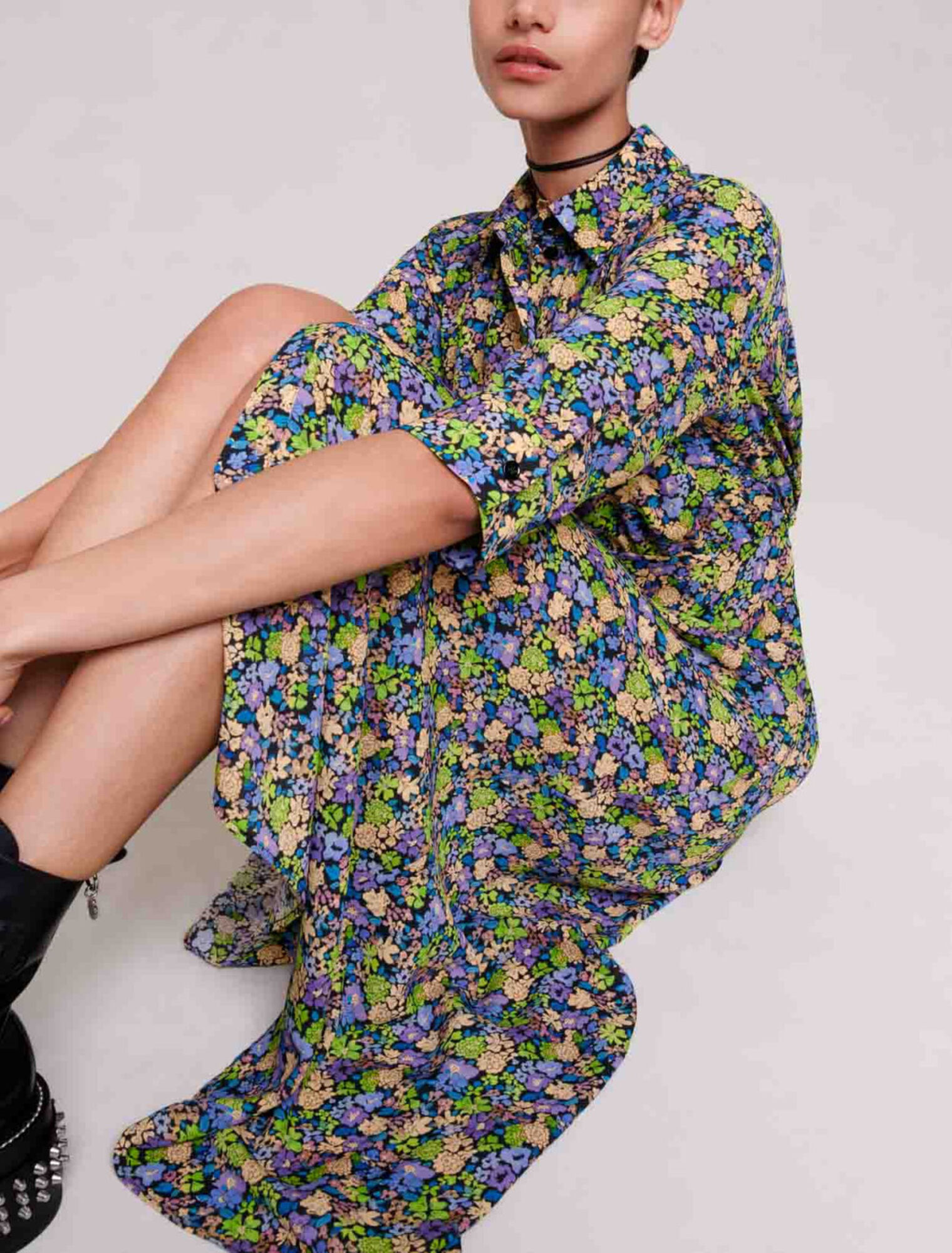 Long floral dress