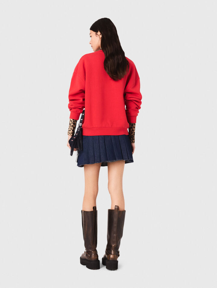 Sweatshirt avec lettrage PARIS NY