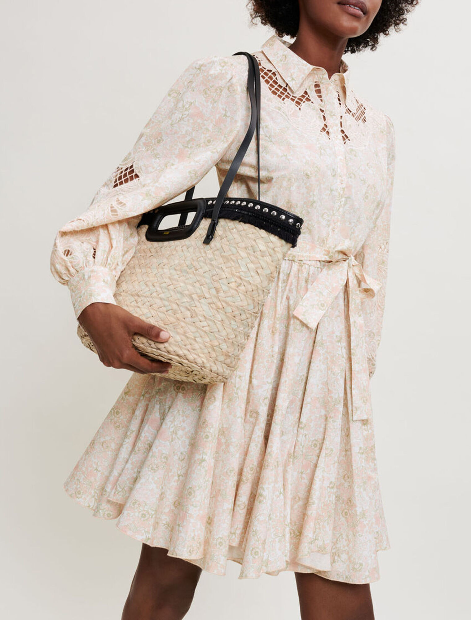 Robe chemise imprimé petites fleurs
