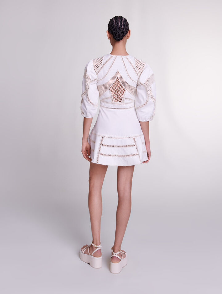 Robe courte volumineuse