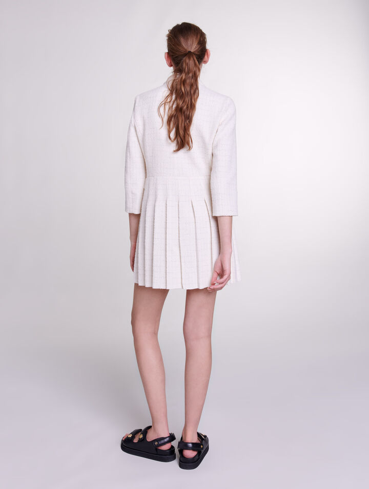 Robe courte boutonnée