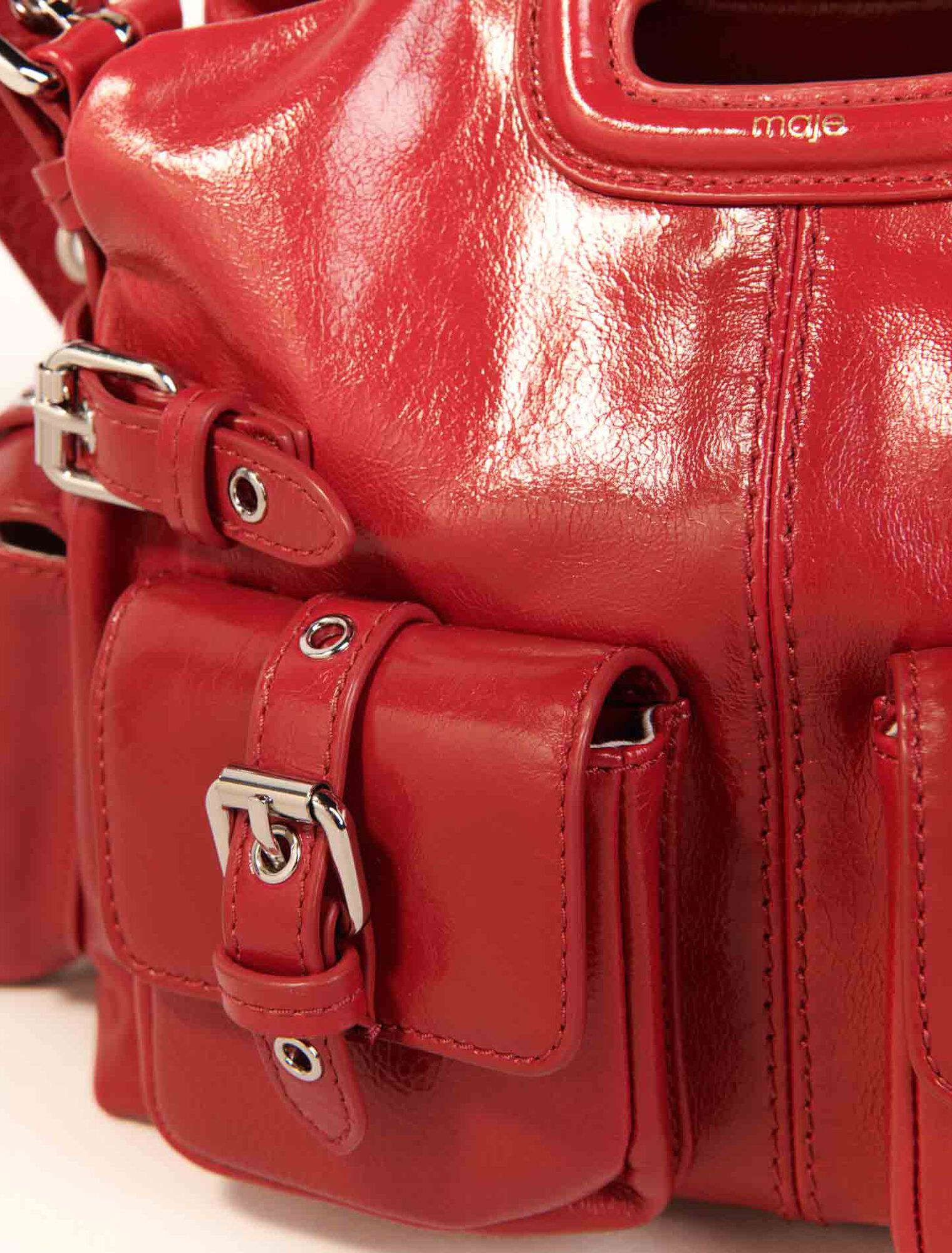 Sac Miss M Mini pockets en cuir use
