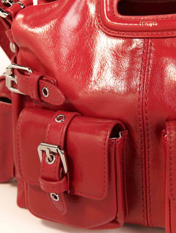 Sac Miss M Mini pockets en cuir use