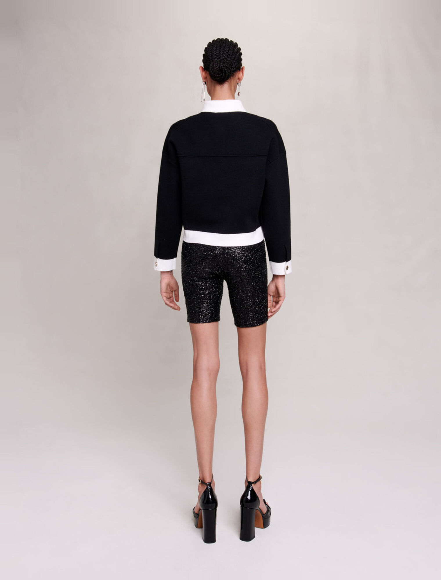Glittery cycling shorts