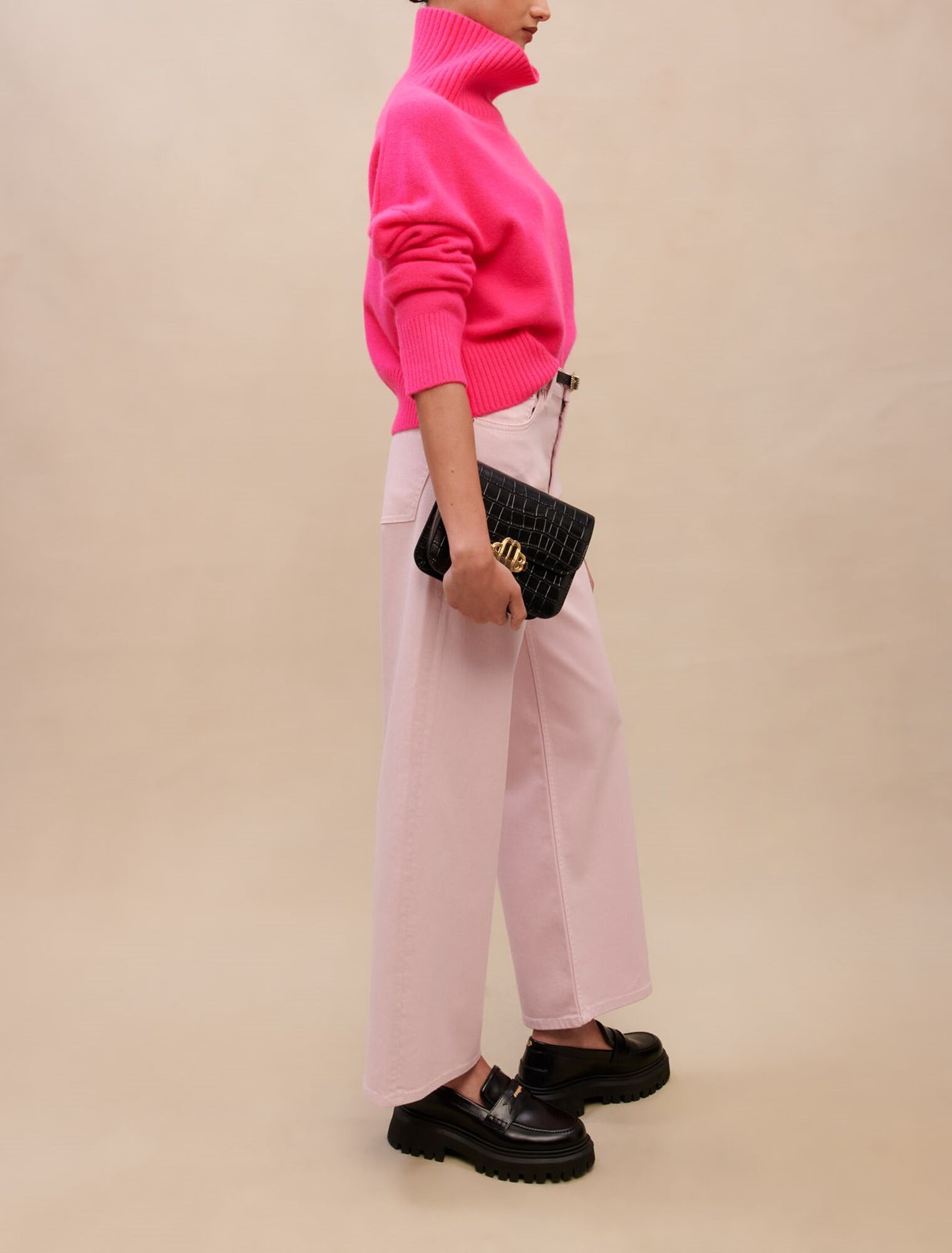 Pink cashmere sweater