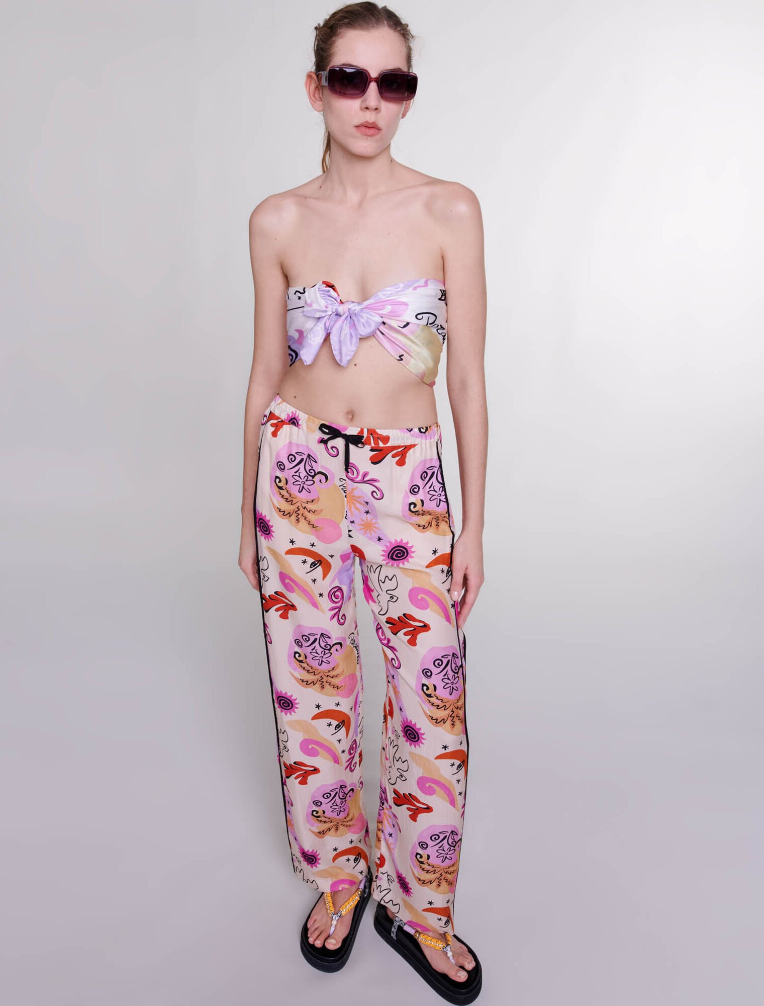 Foulard en soie Paradisio