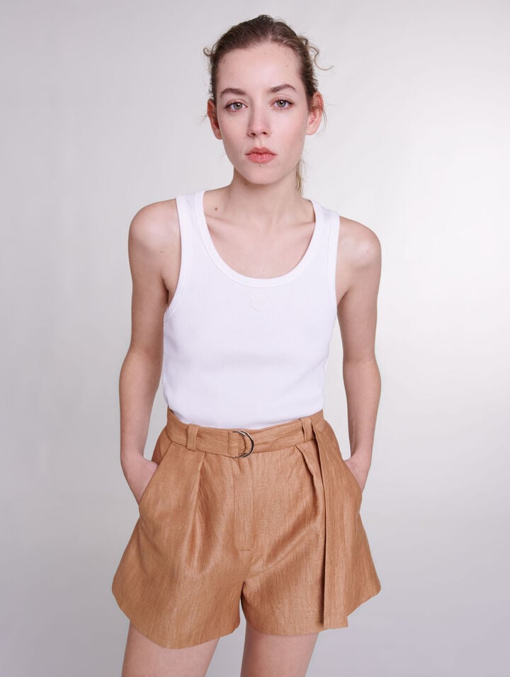 Short en lin