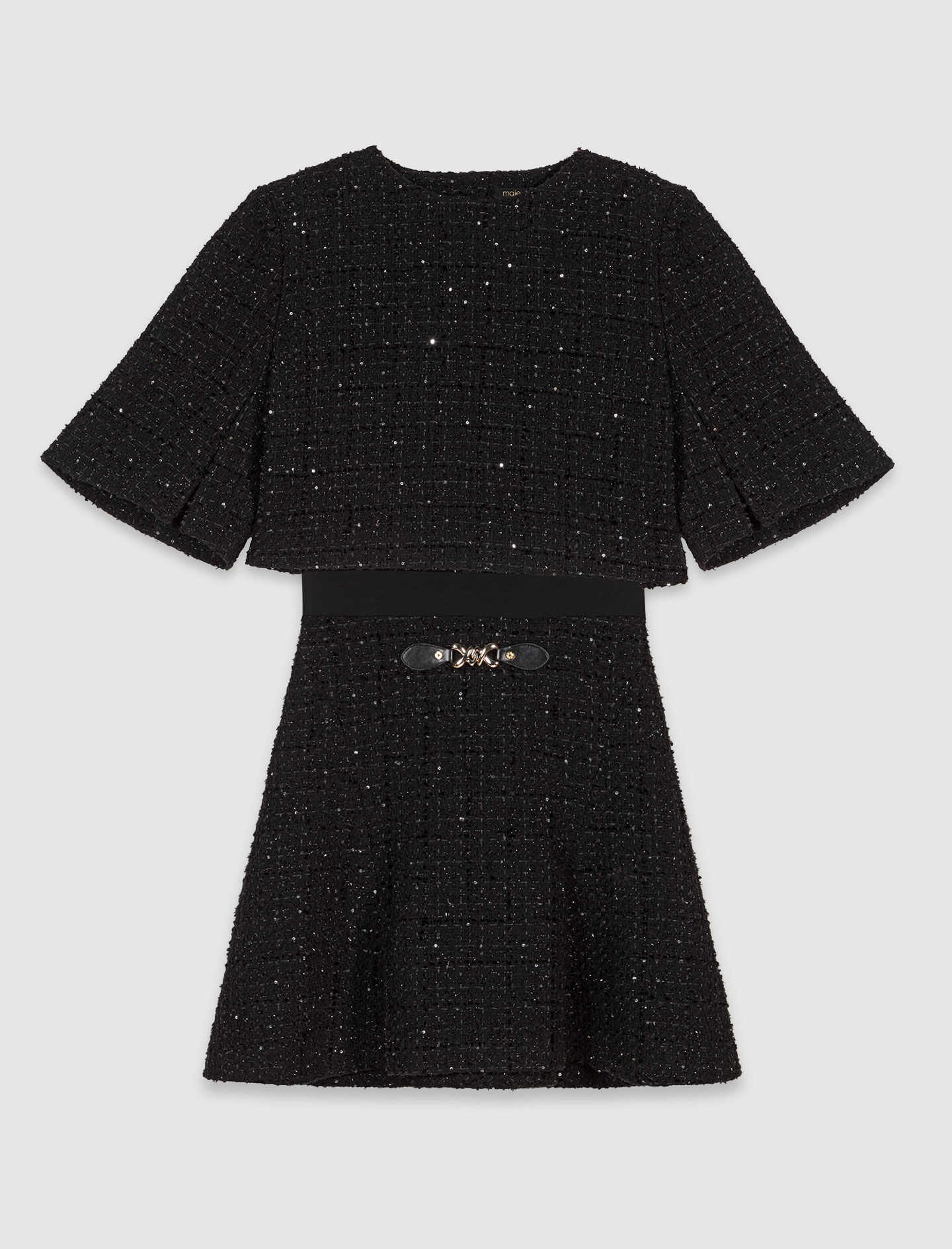 くろむっしゅ THE TOÉ Leopold Tweed Dress Leopold Tweed Dress – THE TOÉ