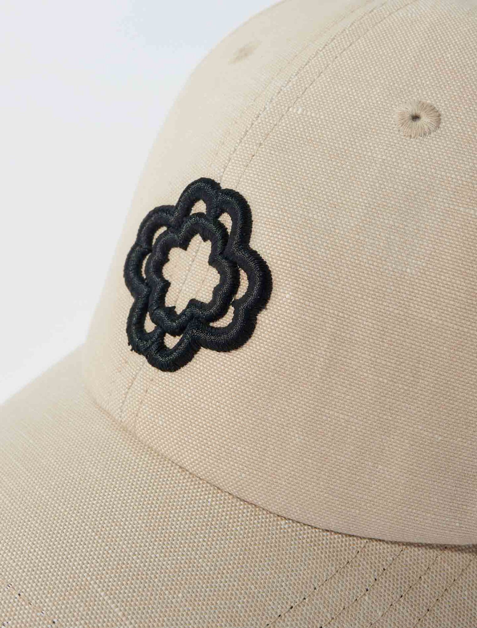Casquette en lin et coton