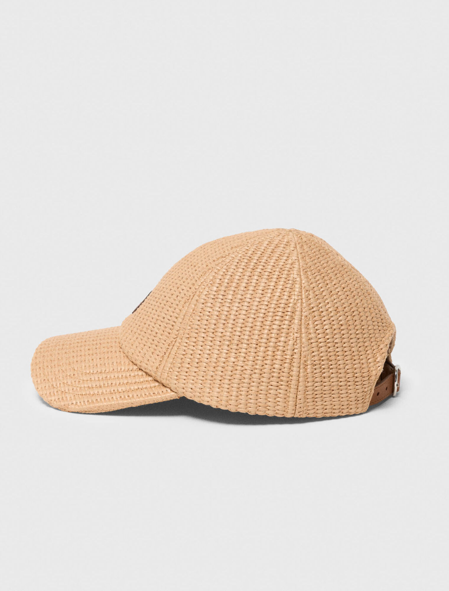 Casquette effet matiere naturelle