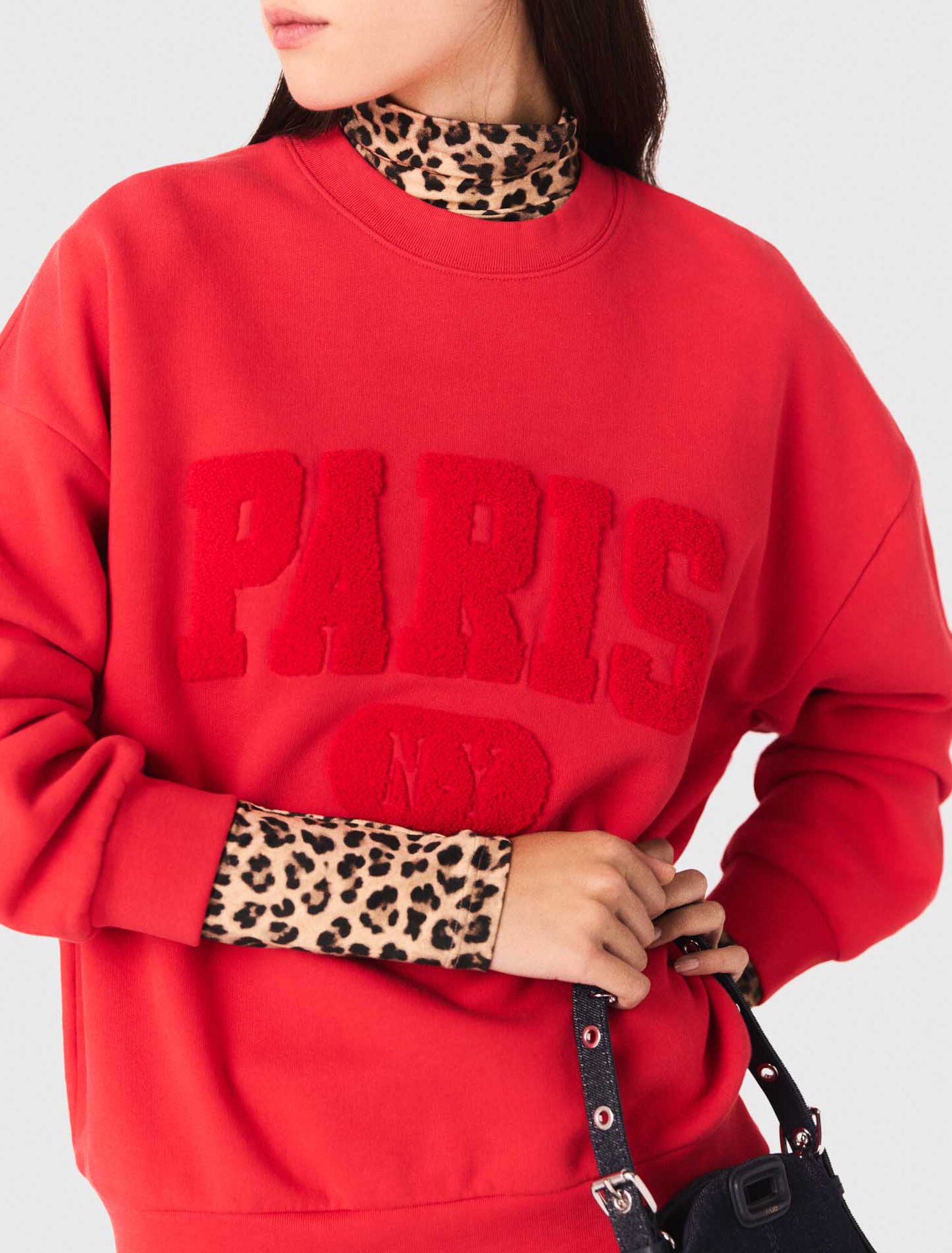 Sweatshirt avec lettrage PARIS NY