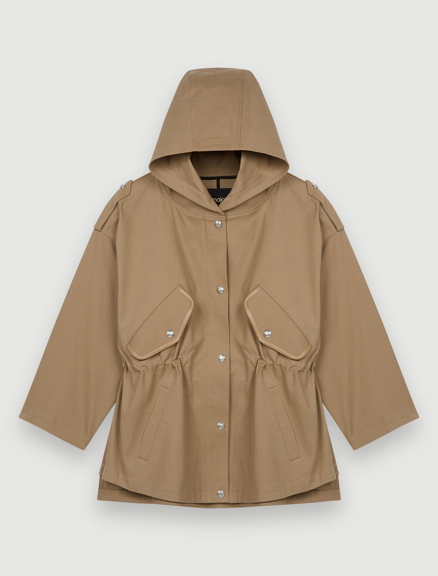 Manteau oversize en coton 