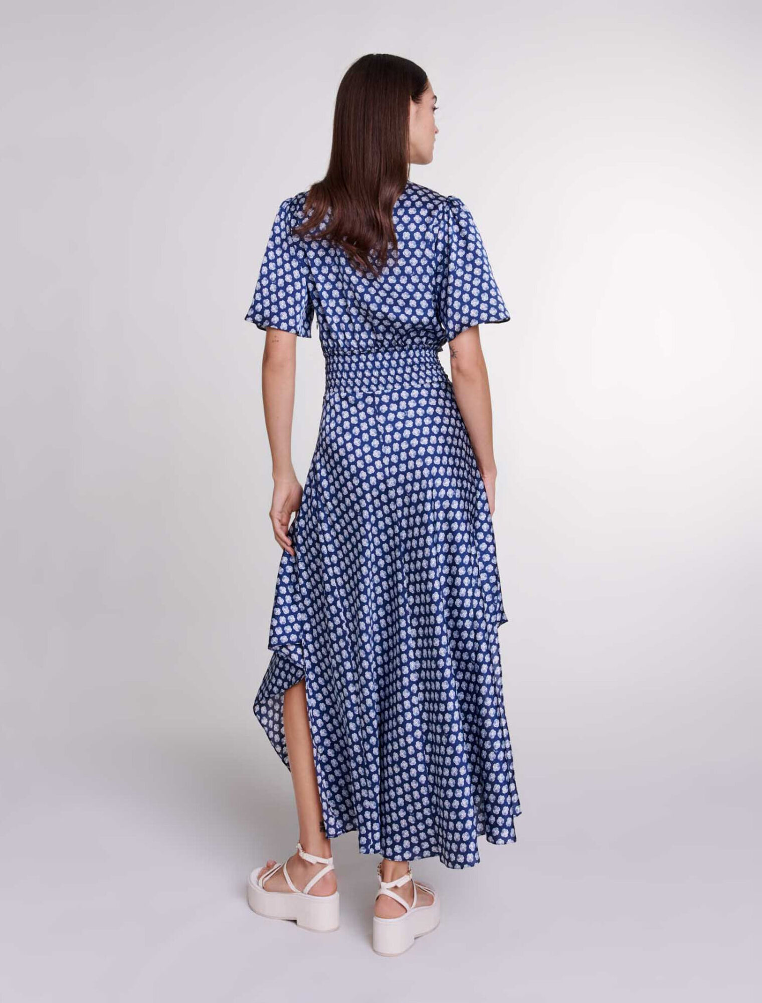 Robe longue imprimée