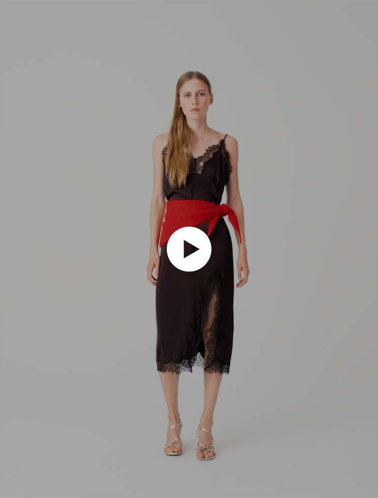 Midi slip dress