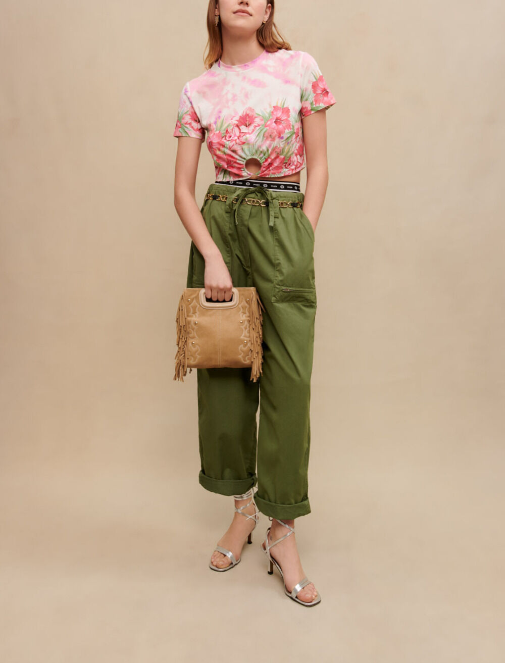 Chandail fleuri clearance