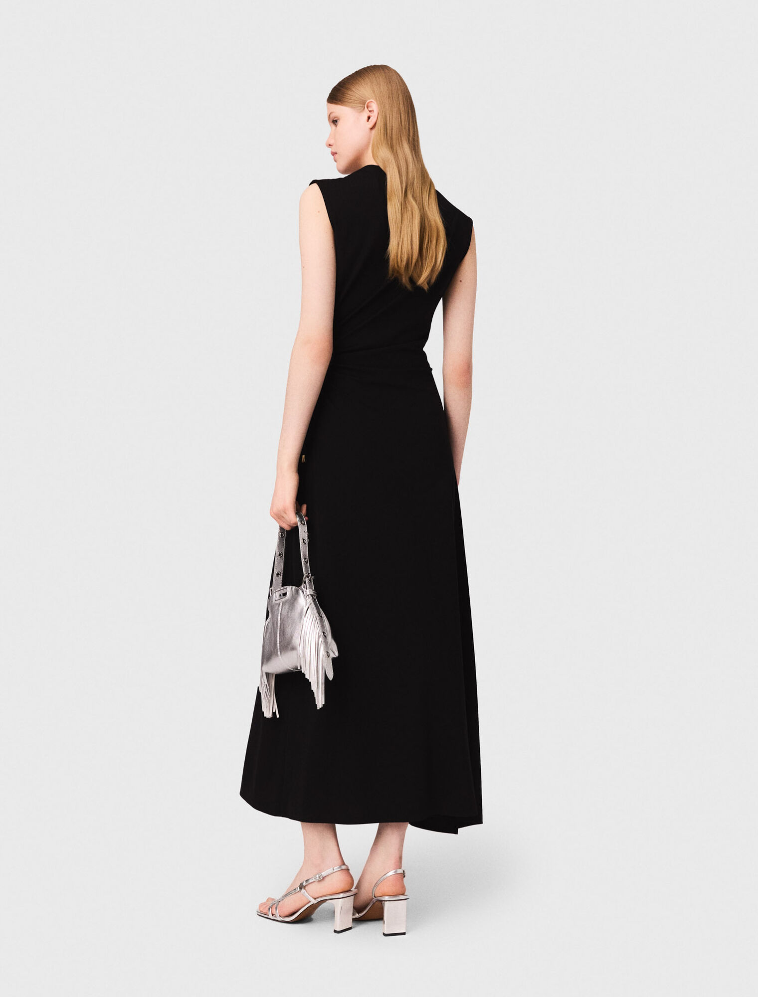 Robe maxi avec taille découpée