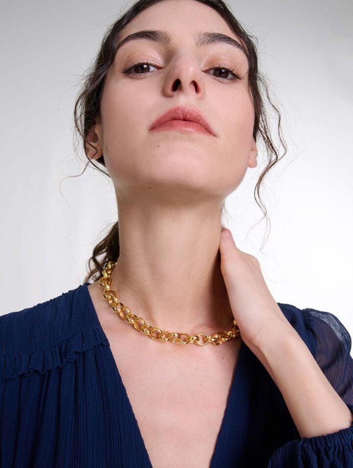 Collier chaîne jaseron